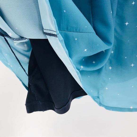 Wayward Fancies Ombre Star Drop Waist Midi Dress Blue Size Small - Picture 9 of 13